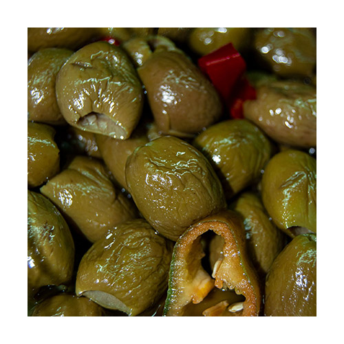 Olive bianche denocciolate 