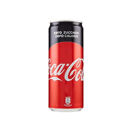 Coca zero in lattina da 33 cl